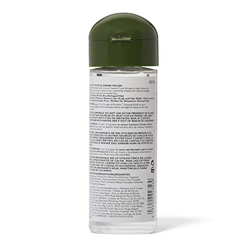Olive Oil Glossing Polish - Restores Shine & Moisture, Reduces Frizz - 6oz