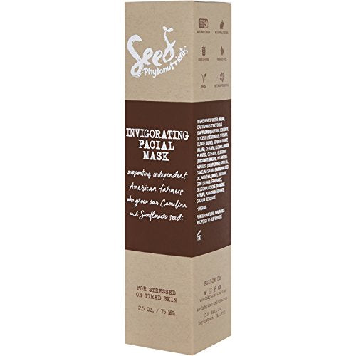 Seed Phytonutrients Facial Mask - Revitalizes Tired Skin, Plant-Based Ingredients - 2.5 oz