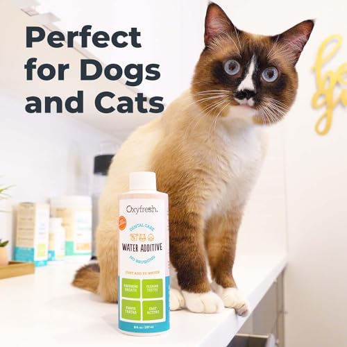 Oxyfresh Pet Dental Care Solution - Eliminates Bad Breath, Fights Plaque & Tartar - 16oz