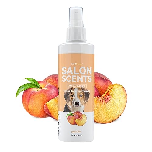 Bark2Basics Pet Cologne - Long Lasting Deodorizing Perfume, Alcohol-Free, Peach Fizz - 8 oz