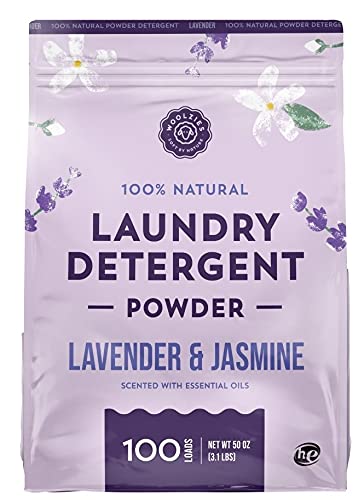 Woolzies Laundry Powder - Plant-Based Stain Fighter, Safe for Sensitive Skin - 100 Loads