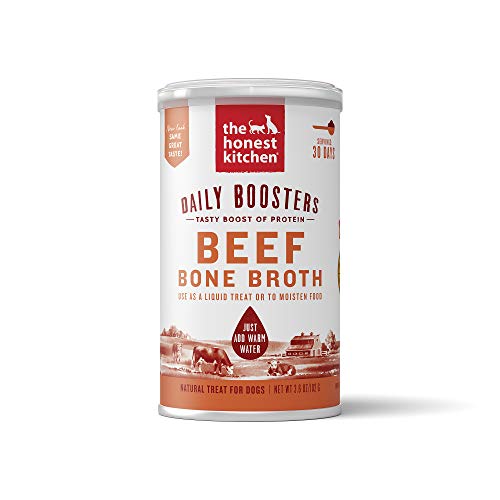 The Honest Kitchen Dog Food - Nourishing Beef Bone Broth with Turmeric, Human Grade - 3.6oz