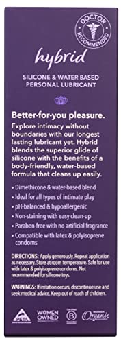 Good Clean Love Personal Lubricant - Long-Lasting Hydration with Hyaluronic Acid - 1.69 Oz (2-Pack)