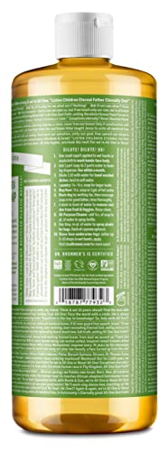 Dr. Bronner's Green Tea Liquid Castile Soap - Reduces Redness, Antioxidant Rich - 32oz
