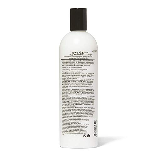 Proclaim Coconut Oil Conditioner - Strengthens & Nourishes Distressed Hair, 16oz