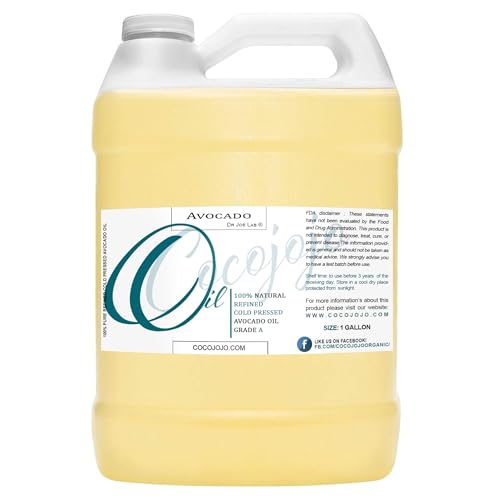 Dr Joe Lab Avocado Oil - Pure, Cold Pressed, Non-GMO, Hydrating for Skin, Hair, Body - 128 oz
