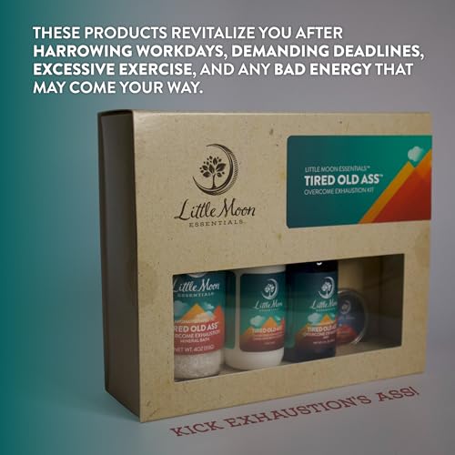 Little Moon Essentials Bath & Body Set - Revitalizing Self-Care, Vegan & Natural - 4 Items