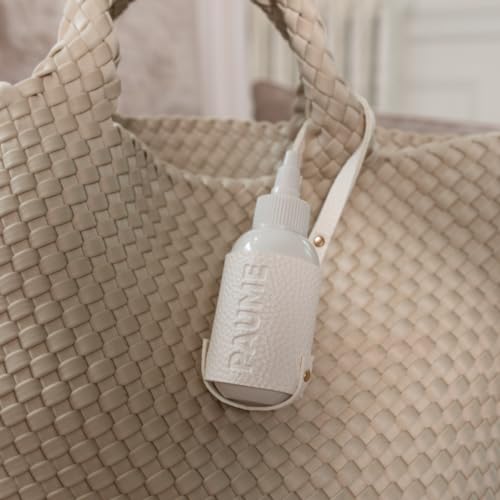 PAUME Voyager Pouch - Durable Vegan Leather Travel Bottle Holder, Clips to Bags - Compact Size