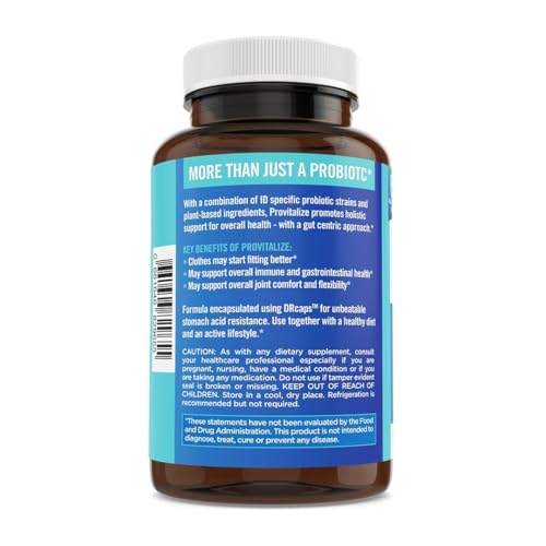 BB Company Provitalize Probiotic - Supports Digestive Health, Joint Relief & Curves - 60 Ct
