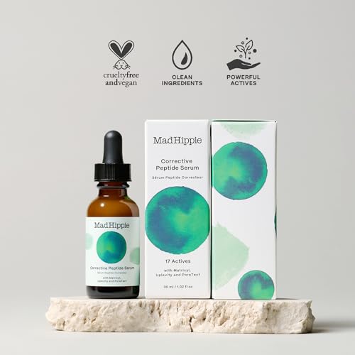 Mad Hippie Face Serum - Anti-Wrinkle, Hydrating Peptides, Nourishing Formula - 1.02 Fl Oz