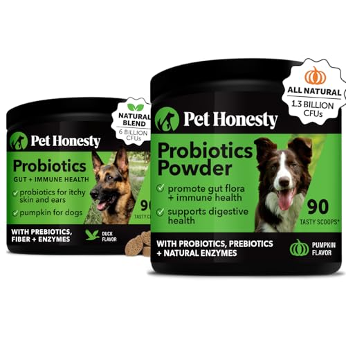 Pet Honesty Probiotic Pet Supplement - Supports Gut Health & Digestion, Duck Flavor - 90 ct