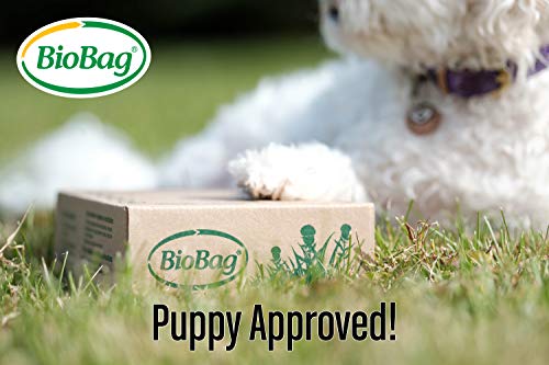 BioBag Pet Waste Bags - Non-Allergenic, Plant-Based, 50 Count, No Polyethylene