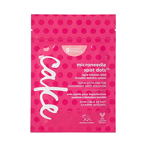 Cake Beauty Microneedle Pimple Patch - Rapid Blemish Relief with Salicylic Acid, 9 Count