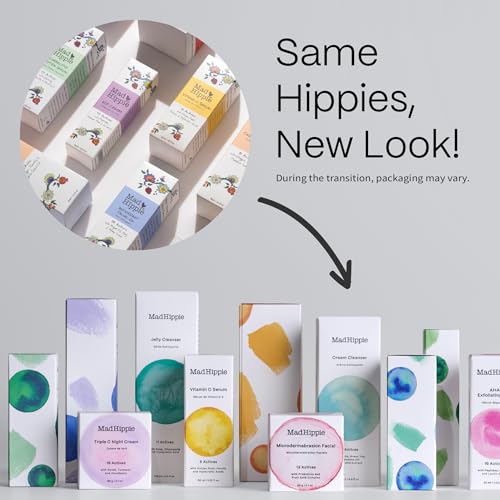 Mad Hippie Face Serum - Brightening with Vitamin C, Hyaluronic Acid & Antioxidants - 1.02 Fl Oz