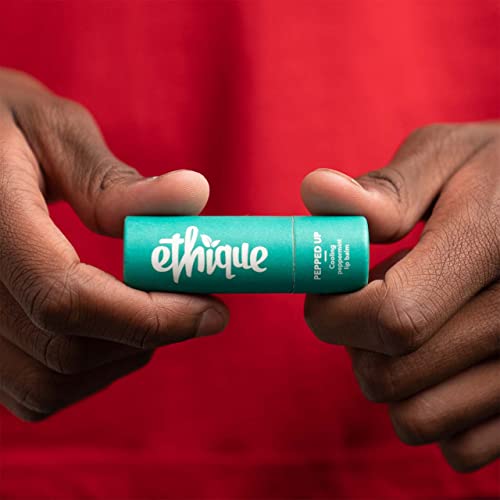 Ethique Pepped Up Lip Balm - Nourishing, Vegan, Plastic-Free, 100% Natural - 0.32 oz