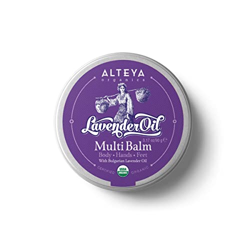 Alteya Organics Multi-Purpose Balm - USDA Certified Organic, Moisturizes & Soothes - 3.4 Oz