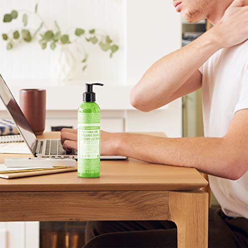 Dr. Bronner's Organic Body Lotion - Nourishing Moisturizer, Certified Organic - Patchouli Lime, 8oz