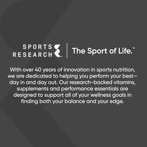 Sports Research Vegan Biotin 5000mcg - Supports Healthier Hair & Skin, Non-GMO - 120 Softgels