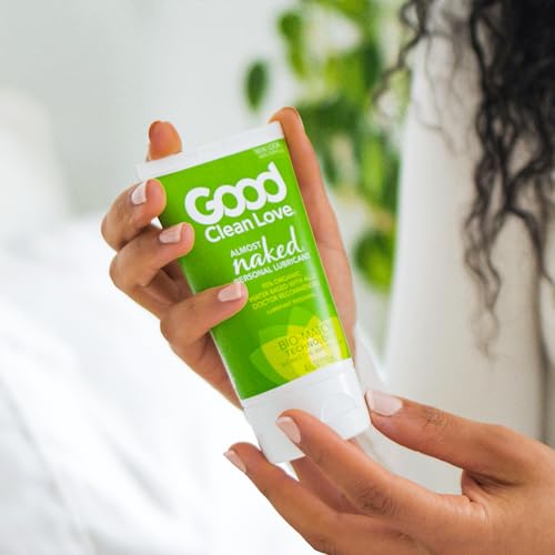 Good Clean Love Almost Naked Personal Lubricant - Organic Aloe Vera, pH-Balanced - 4 Oz (2-Pack)