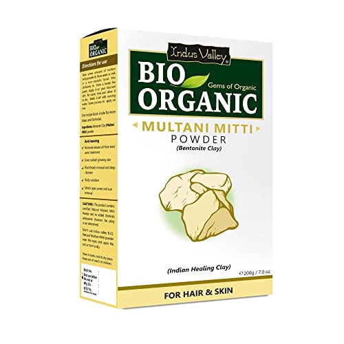Indus Valley Natural Face Mask - Mineral-Rich Skin Healer, Ethically Sourced - 100g