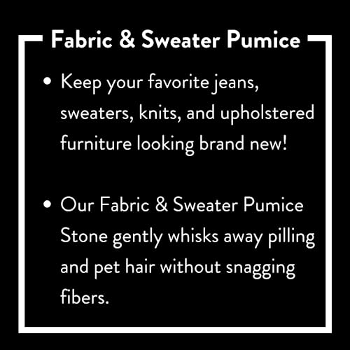 Molly's Suds Sweater Pumice - Naturally Removes Pilling, Safe for Fabrics - 0.6 oz