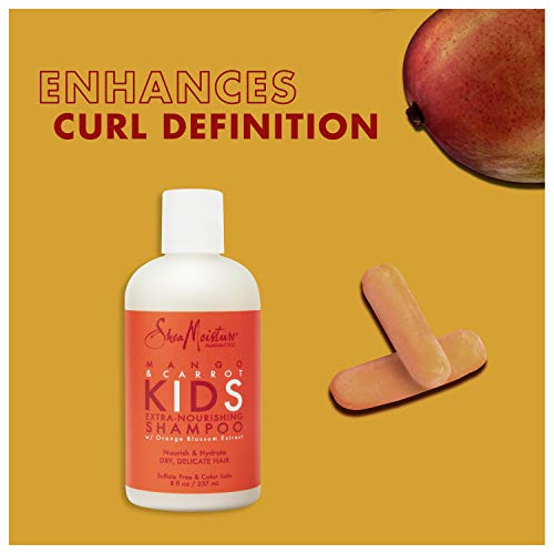 SheaMoisture Kids Shampoo & Body Wash - Nourishing Coconut Oil & Shea Butter, 8oz
