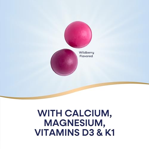 Nature's Way Kids Vitamins Bundle - Supports Healthy Bones & Muscles, Wildberry Flavor - 60 Gummies