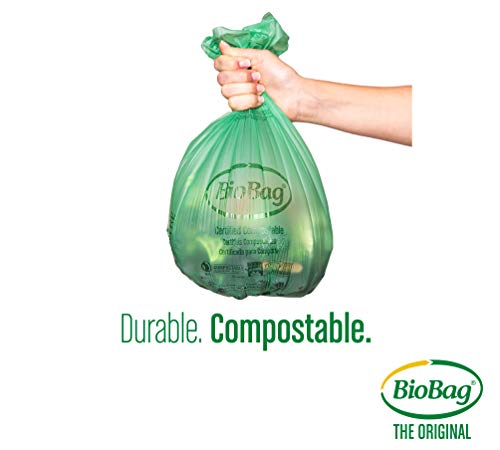 BioBag Compost Bag - 100% Certified Compostable, Fits Most Kitchen Bins - 3 Gallon, 576 Count