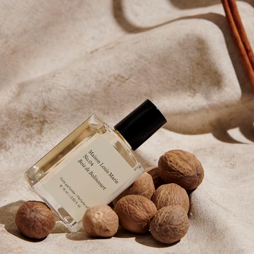 Maison Louis Marie Perfume Oil - Sandalwood Cedarwood Blend, Vegan & Cruelty-Free - 0.5 fl oz