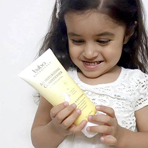 Babo Botanicals Oat & Calendula Conditioner - Nourishes Sensitive Skin, Vegan - 8oz