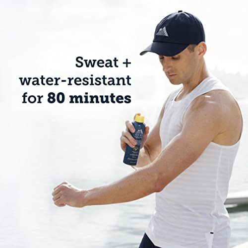 Oars + Alps Hydrating SPF 50 Sunscreen Spray - Nourishing Vitamin C, Water-Resistant - 6 Oz