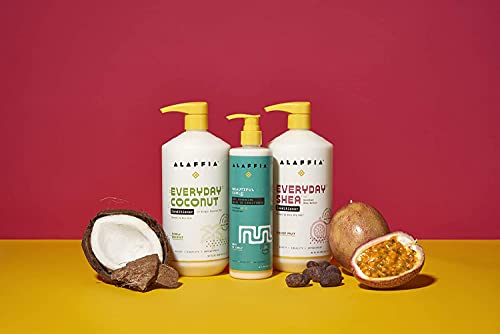 Alaffia EveryDay Shea Shampoo & Conditioner Set - Moisturizes, Gently Cleanses, Vanilla Mint - 32oz
