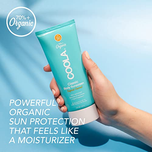 COOLA Organic Sunscreen SPF 30 - Broad Spectrum Protection, Vegan, Tropical Coconut - 5 Fl Oz
