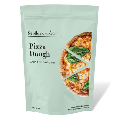 Stellar Eats Pizza Dough Mix - Grain Free, Gluten Free, Plant Based, Easy Prep - 9.5oz