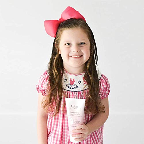 Babo Botanicals Smoothing Conditioner - Detangles & Softens, Vegan with Coconut Oil - 12oz