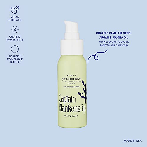 Captain Blankenship Hair Care Set - Nourishing Conditioner & Serum for Frizz Control - 12oz