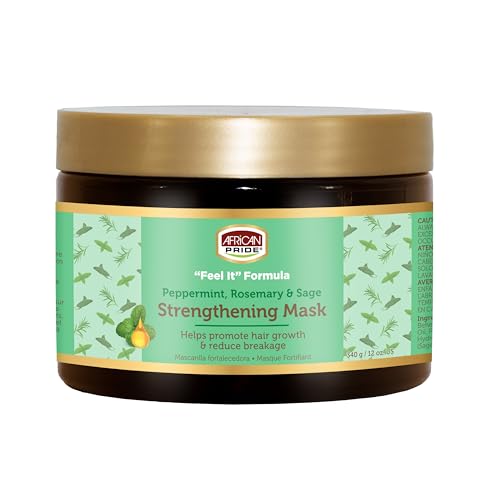 African Pride Hair Mask - Promotes Growth, Nourishes Dry Scalp & Split Ends - 12oz