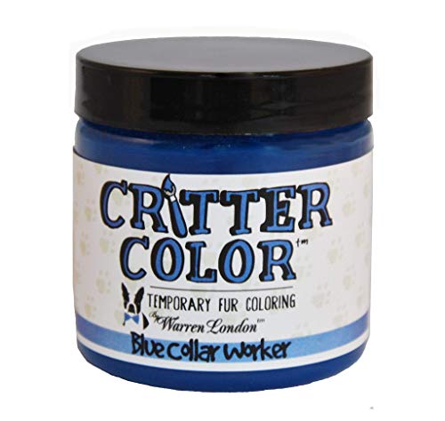 Warren London Pet Grooming Spray - Non-Toxic Temporary Fur Color, Easy Application - Blue