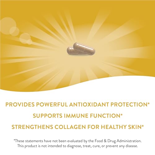 Nature's Way Vitamin C - Immune Support & Antioxidant Protection, Gluten-Free - 250 Capsules