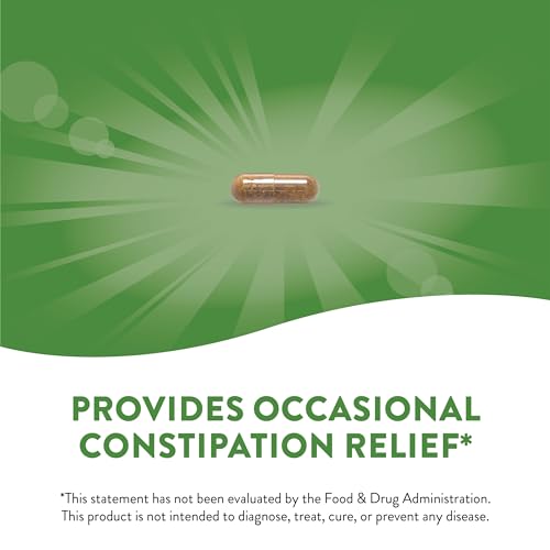Nature's Way Cascara Sagrada Bark - Occasional Constipation Relief, Vegan, Non-GMO - 180 Capsules