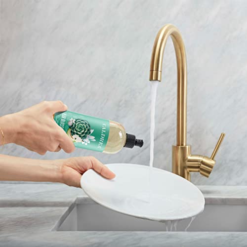 Caldrea Dish Soap - Tough on Grease, Plant-Derived, Pear Blossom Agave Scent - 16oz