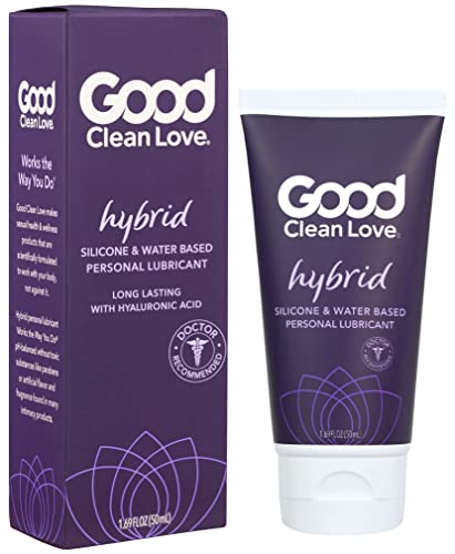 Good Clean Love Personal Lubricant - Long-Lasting Hydration with Hyaluronic Acid - 1.69 Oz (2-Pack)