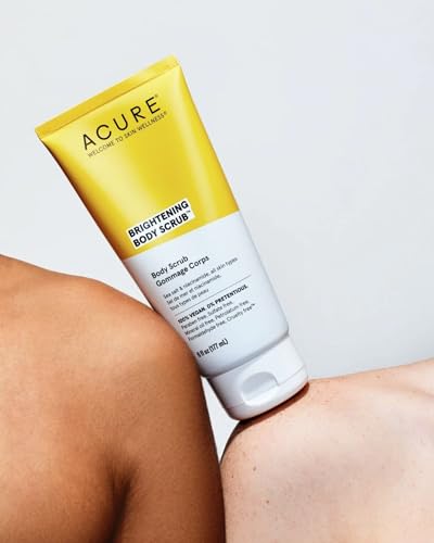 ACURE Body Scrub - Brightening Skin Renewal with Sea Salt & Niacinamide - 6 Fl Oz