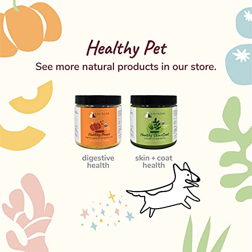 kin+kind Hip+Joint Supplement for Dogs & Cats - Organic Turmeric & Black Pepper - 8oz