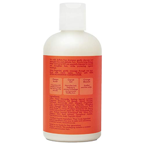 SheaMoisture Kids Shampoo & Body Wash - Nourishing Coconut Oil & Shea Butter, 8oz