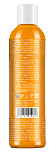 Dr. Bronner's Organic Hair Conditioner - Nourishing Citrus Blend, Fair Trade Ingredients - 8oz