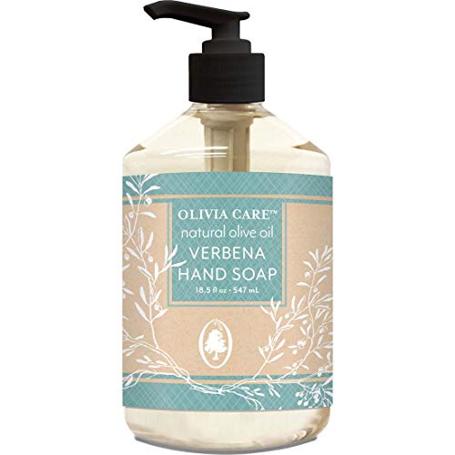Olivia Care Hand Soap - Moisturizing, Germ-Fighting with Olive Oil & Green Tea - 18.5oz