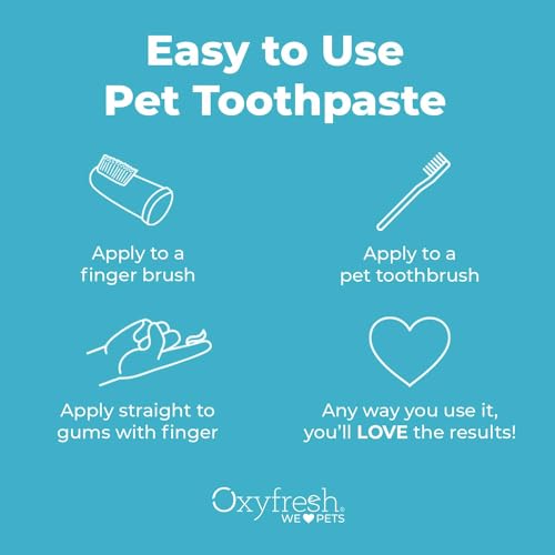 Oxyfresh Dog Toothpaste - Fresh Breath & Tartar Fighter, Vet-Formulated - 4oz