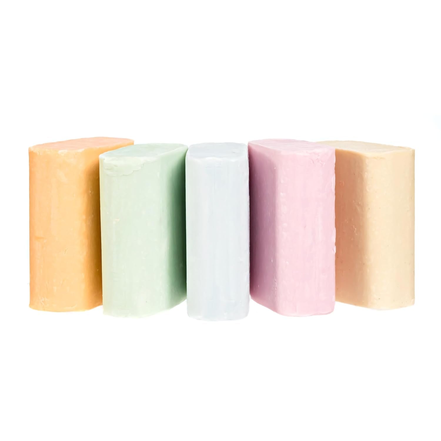 Original Recipe All Natural Soap Bar - Made in USA, Handmade, Vegan Moisturizing for Sensitive Skin - Women & Mens Bar Soap or Mens Soap - Wildflower Scent 5 Oz Each (5 Bars) Colors Vary