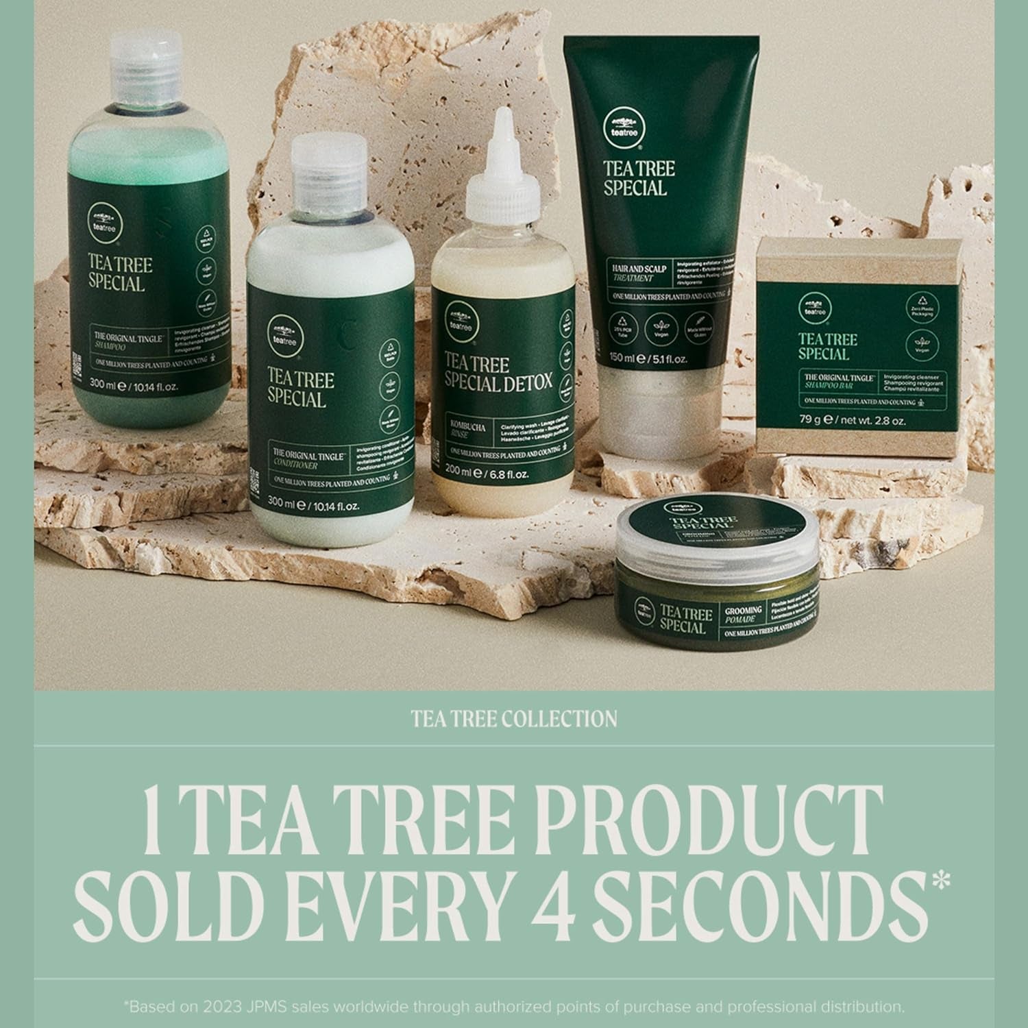 Tea Tree Special Shampoo, Deep Cleans, Refreshes Scalp, for All Hair Types, Especially Oily Hair